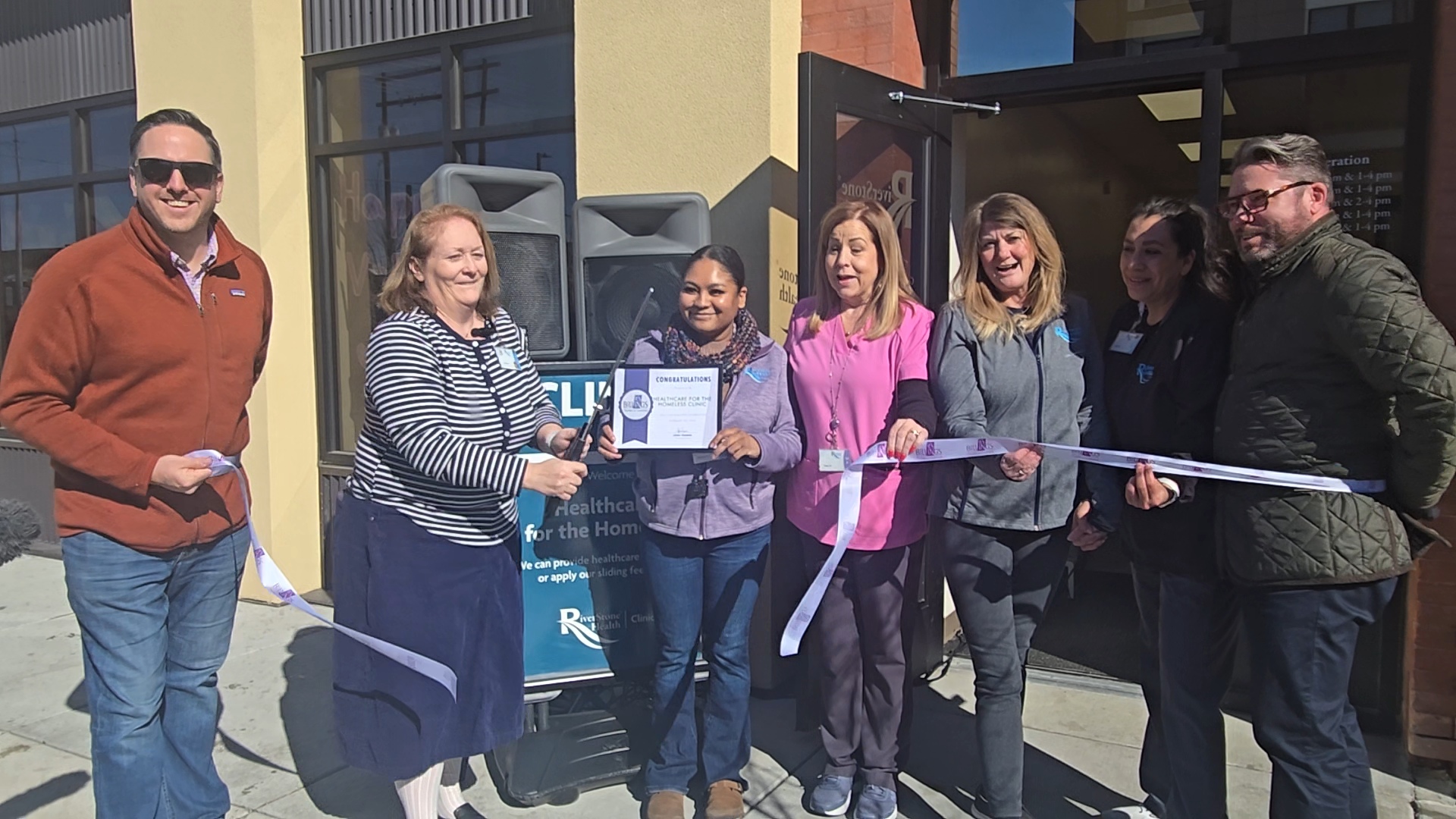 Riverstone Health Healthcare for the Homeless Ribbon Cutting